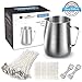 Candle Making Kit, DIY Candles Craft Tools,1pc Candle Make Pouring Pot,50pcs Candle Wicks, 50pcs Candle Wicks Sticker and 2pcs 3-Hole Candle Wicks Holder