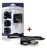 ABC Products® Sony Ac Mains Adapter Adaptor Wall Battery Charger Pack AC-UD10 / AC-UB10 + VMC-MD3 VMCMD3 USB Charging Cable Cord Lead for Cyber-Shot DSC-HX7V, DSC-HX9V, DSC-HX100V, DSC-TX10, DSC-TX20, DSC-TX55, DSC-TX66, DSC-TX100, DSC-WX7, DSC-WX9, DSC-WX10, DSC-WX30 Cybershot Digital Camera etc