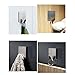 AKDSteel 3M Bathroom Self Adhesive Hook for Towel and Robe, Brushed Stainless Steel, 4 Pack