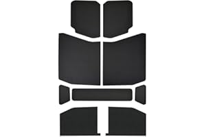 Design Engineering Boom Mat Black Sound Deadening Headliner Compatible with 4-Door Jeep Wrangler JL ...