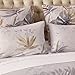 iOCHOW Duvet Cover - Palm Fronds, 3 Piece Duvet Cover Including 2 Pillow Shams, Made From Microfiber Polyester, Double Brushed Queen Duvet Cover, Soft, Comfortable, And Durable