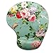 Apottwal Mouse Pad, Ergonomic Mouse Pad with Wrist Support,Mouse Pad Wrist Support,Gaming Mouse Pad with Non-Slip PU Base for Computer Office Decor Desk Accessories Beautiful Flora Mousepad