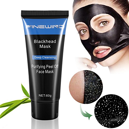 Charcoal Peel off Mask, Deep Cleansing Black Mask Purifying Peel off Mask for Blackhead & Acne Treatment, Charcoal Mask, Blackhead Remover Face Mask Mud Mask for Men & Women 60g