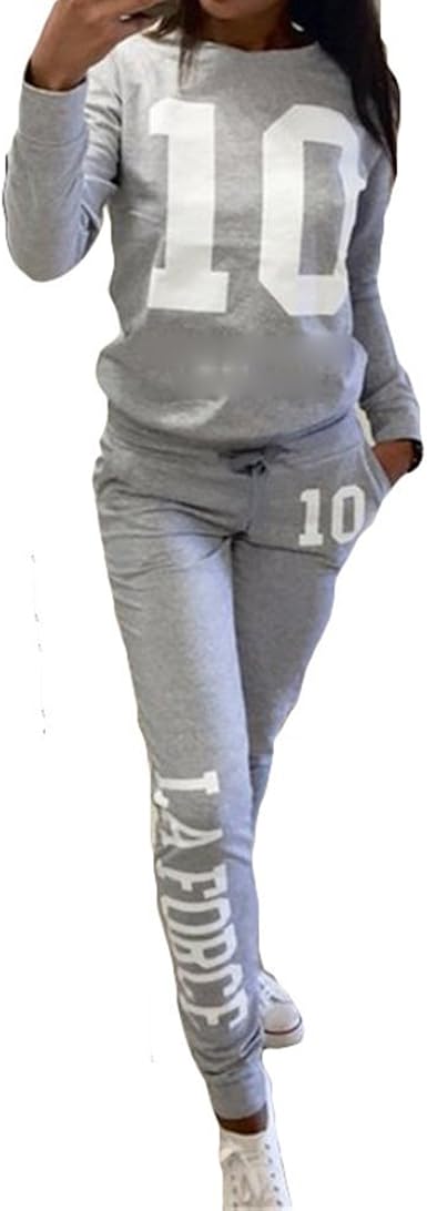 Inlefen Survêtement Femme Ensemble de Sports Doux Confortable Manches  Longues Pantalon 2 Pièce Vêtements Set Sport Sweat Pantalons Fitness Yoga  Costumes: Amazon.fr: Vêtements et accessoires