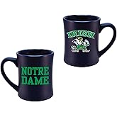 Notre Dame Fighting Irish Ceramic 16oz Sculpted Mug – Official Team Logo Coffee Cup – Handwash Recommended – Individually Boxed