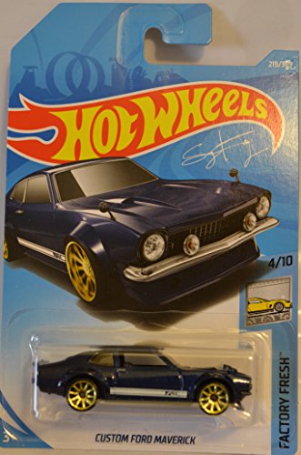 Blue Ford Maverick Hot Wheels HW Factory Fresh Series 1:64 Scale Collectable Die Cast Model Car #4/10