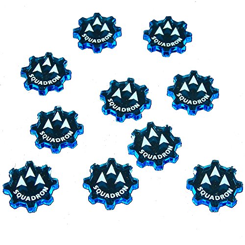 SW: Armada, Squadron Command Tokens, Fluorescent Blue (10)