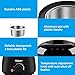 Wax Warmer Kit Hair Removal Waxing Kit, Hard Wax (3.5oz x4) +Pre/After Treatment Lotions +Wax Applicator(10 Large &10 Small) +3 Disposable Plastic Pots