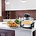 Oil-Free Air Fryer Oven, 12-19QT Air Fryer Toaster Oven, Right Large Infrared Halogen Convection Oven with Recipes, Nonstick and Dishwasher-Safe Glass Container (Black)