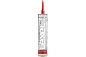 Sashco 13010 10.5oz Sealants Clear Lexel Adhesive Caulk, 10.5-Ounce (Pack of 12)