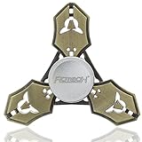 Rotibox EDC Hands Spinner Fidget Toy Durable Metal with High Smooth Speed Bearing Spins for 3-5 mins - Bronze