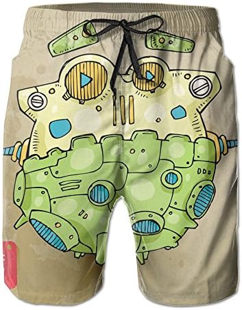 Abstract Robot/gentleman Home Shorts