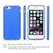 Yesker iPhone 6s Plus Case iPhone 6 Plus Case Slim Smooth Premium Durable Soft Rubber Silicone Gel Back Case Cove - Blue