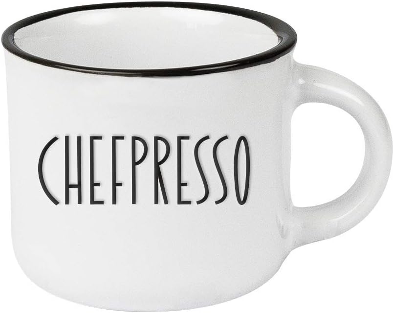Espressotasse vintage| Mini Keramik Becher zum verschenken | Chefpresso
