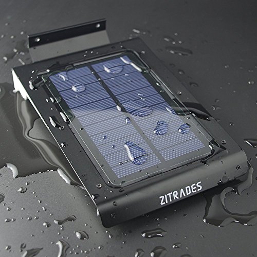Zitrades Solar Lights Security Motion Sensor Outdoor Lighting 46 LED IP65 for Home Patio Garden Backyard