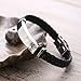 LiFashion LF Mens Stainless Steel Braided Leather Medical Alert Wristband Sos ICE Personalized Customized Medical ID Bracelet Awareness Emergency for Husband Son Boyfriend Grandpa Dad,Engraving