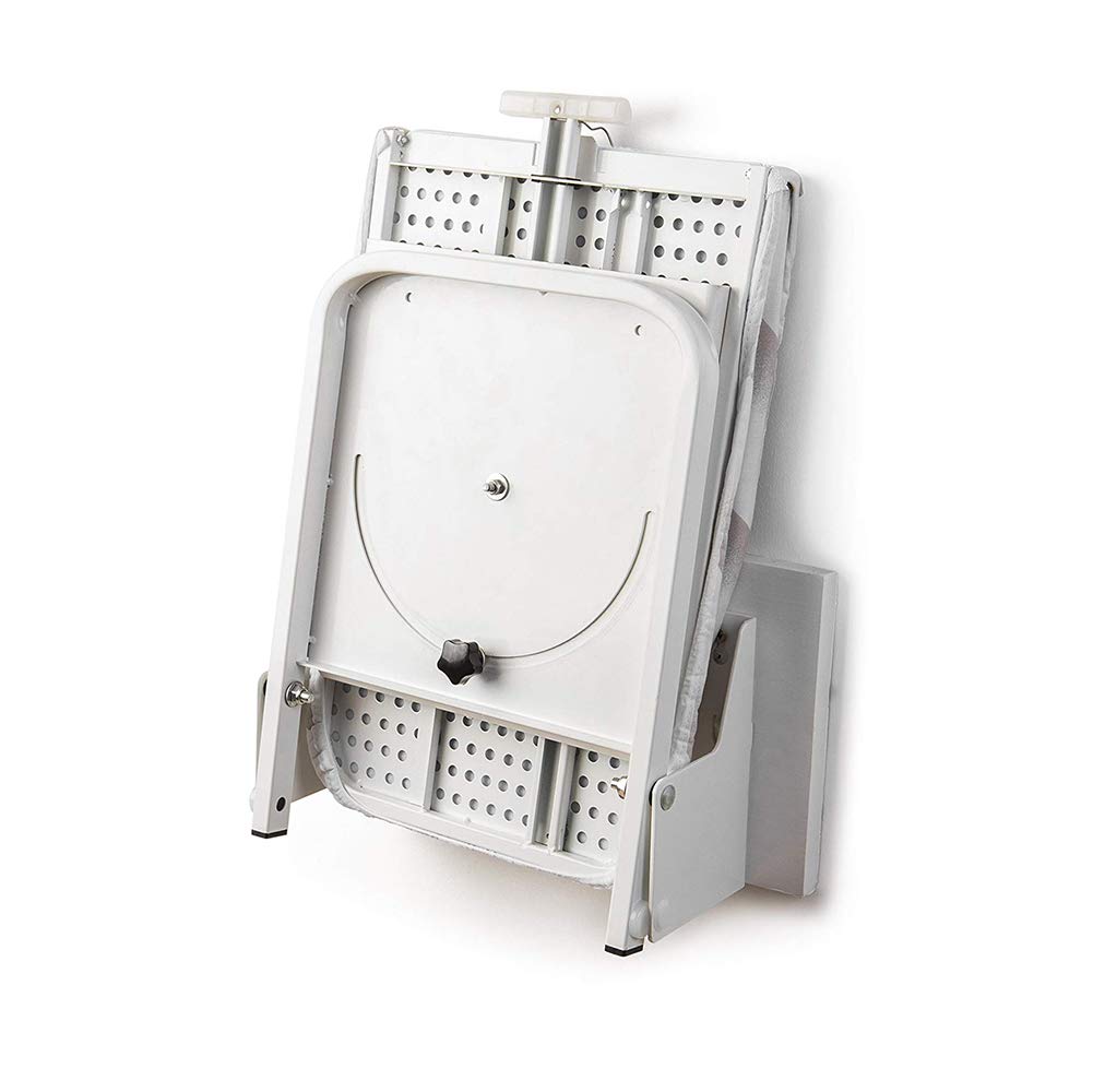 Wall-Mounted Ironing Board, 180° Swivel Retractable Ironing Board w/Cover 38.7