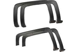 CNNELL 4pcs Fender Flares Factory Style Compatible with Chevy Silverado 1500 2014-2018 & 2500 3500HD 2015-2019, 6.5' and 8' Long Bed, NOT Fit GMC Sierra/Dually Model, Textured