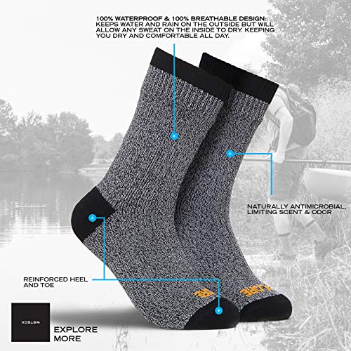 WETSOX 100% Waterproof Breathable Hiking/Outdoor Sock|Merino Inside|All Climate - Thumbnail 3