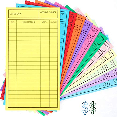 New!! 24 Pcs Cash Envelopes for Budgeting, Cardstock Budget Envelope