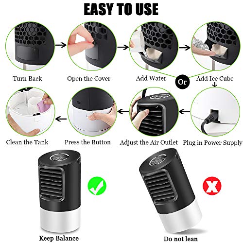 6 Portable+Conditioner+Peodelk+Evaporative+Humidifier