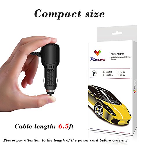 Car Charger for Garmin GPS Nuvi, Plozoe Car Garmin Nuvi Mini USB Power Cord Cable Vehicle Charging Adapter for Garmin Navigation 50LMT,51LMT,55LMT,58LMT,65LMT,67LMT,2557LMT,2555LMT,2597LMT