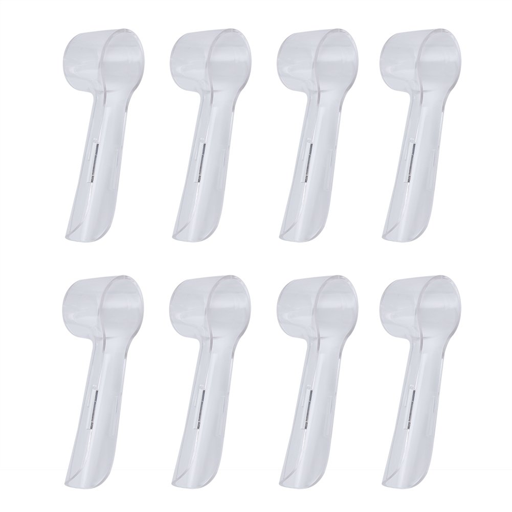 8-Pack Hygienic Protective Cover | Cap Compatible with Oral B Electric Toothbrush Heads, Convenient for Travel and More Sanitary to Keep Germs Dust Away for Better Health, 8-Pack by HSYTEK
