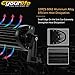 Curved LED Light Bar, Eyourlife 50” 288W Flood Spot Combo Beam Off Road Driving Fog Lamp for SUV Ute ATV Truck 4x4,17280LM (28''- 144W)