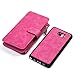 Galaxy Note 5 Case, Note 5 Case iNNEXT Note 5 Wallet Case Premium PU Leather Folio Book Style Multiple Card Slots Cash Pocket with Magnetic Closure Case Cover for Samsung Galaxy Note 5 (Rose)