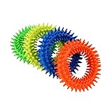 Spiky Sensory Ring Fidget Toys (Pack of 4), Stress Relieve Toy,Sensory toys,Helped with ADHD ADD OCD Autism, Depressions and Anxiety disorders. BPA/Latex/ Phthalate Free