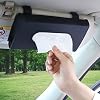 Accmor Car Sun Visor Tissue Holder, Vehicle PU Leather Napkin Organizer Paper Towel Clip Box, Backseat Sun Visor Tissue…
