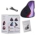 EIGIIS Wireless Ergonomic Mouse 2.4G High Precision Vertical Optical Mouse (Purple)