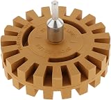 Almencla Rubber Eraser Wheel Tool Power Drill Attachment for Vinyl Decals Cars view 2