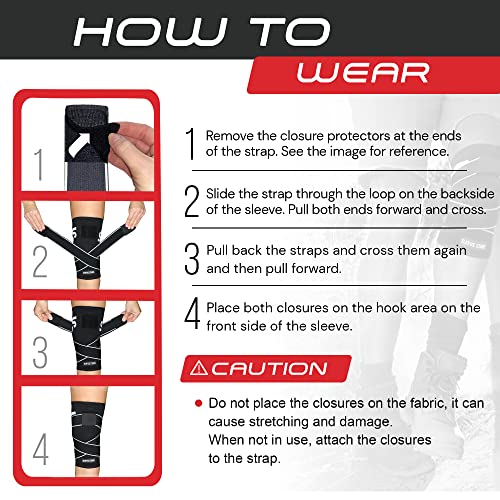 Sleeve Stars Knee Sleeve Swedish Design Knee Braces for Knee Pain for Women & Men, Knee Support