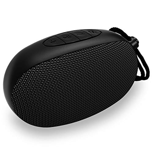 Bluetooth Speaker, LFS Portable Wireless Speakers with 10W Louder Stereo Sound & Rich Bass, 80ft Bluetooth Range, 12H Playtime for iPhone, Samsung (Black)