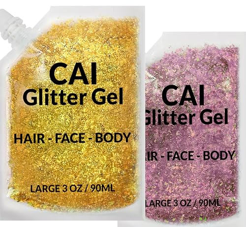 Face, Body & Hair Glitter Gel – Halloween Glitter for Kids and... 51IDgtlPljL