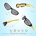RIVBOS Rubber Kids Polarized Sunglasses With Strap Glasses Shades for Boys Girls Baby and Children Age 3-10 RBK003 （805-navy blue）
