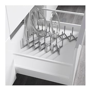 Stainless Steel Pot Lid Organizer Vertical Plate Organizer Kitchen