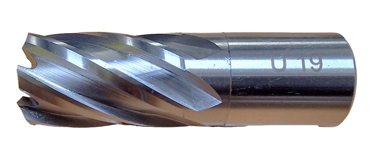 19mm Broaching Cutter For Magnetic Drill Universal Fitting Mag Drilling Bit Annular cutter 12-32mm Diameter x 25 mm Length HSS Rotabroach Type Annular Mag Drill Broach Hole Cutter for Steel