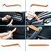 Lictin 240Pcs Universal Auto Black Nylon Clips Plastic Rivet, Car Trim Clips Push Retainers Clips Set Retainers Assortment with 4pcs Interior Trim Panel Removal Pry Tool and Free Fastener Remover