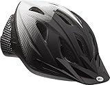 Bell Surge Adult Helmet, Matte Black/White Sonic Boom