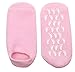 NENB Moisturizing Socks with Spa Quality Gel for Dry Cracked Heels and Toes Get Itchy Feet Relief With an Overnight Treatment of Soothing Lavender and Essential Oils (Pink Color with Floor Grips)