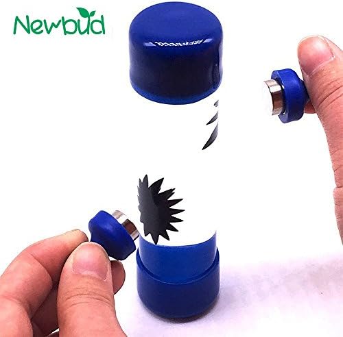 Cylindrical Ferrofluid in a Bottle Magnetic Liquid neodymium magnet office toys science,Decompression Novelty creative toys gift（Blue）