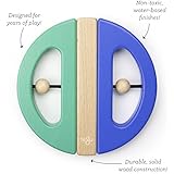 Tegu Swivel Bug Magnetic Building Block Set, Teal & Blue Big Top