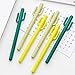 Cactus Ballpoint Pen 11PCS Cute Cool Pens Stationery Set Black Ink Writing Pens with Cactus Canvas Pen Case Pencil Bag Notes Sticker for School Office Home Supply Gift