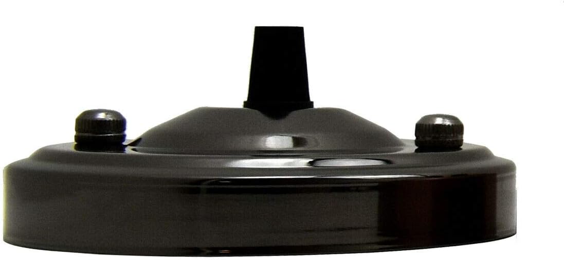 DC VOLTAGE Ceiling Rose Fitting Plate Light Fitting Chandelier 108mm Diameter New Colours UK (Black) - Image 3