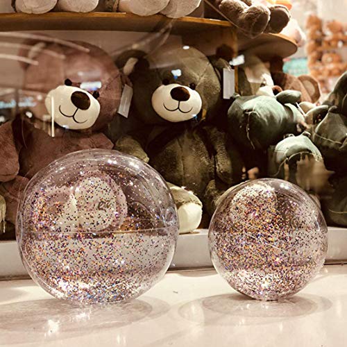 image for LANDYLO 4 Pcs Sequin Beach Balls Jumbo Pool Toys Balls for Kids Adult 