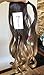 Wavy Wrap around Ponytail Brown Blonde Ombre Hair Extensions 20 inches Long Hairpiece for Women Girl Gift (20 Inch (Pack of 1), Wavy- Dark brown/dark blonde)