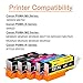 JIMIGO PGI-250XL CLI-251XL Compatible Replacement for Canon 250 251 Ink Cartridges, for Pixma MX922 IX6820 IP7220 IP8720 MG5520 MG5420 MG5620 MG6620 Printer (4 PGBK/Cyan/Magenta/Yellow/Small Black)