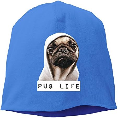 Pugs Life Pug With Hoodie Wool Watchcap Beanie Hat
